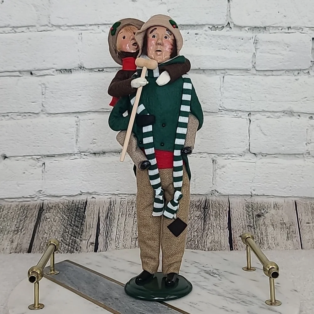 Byers' Choice Caroler 1991-94 Bob Cratchit & Tiny Tim From 
